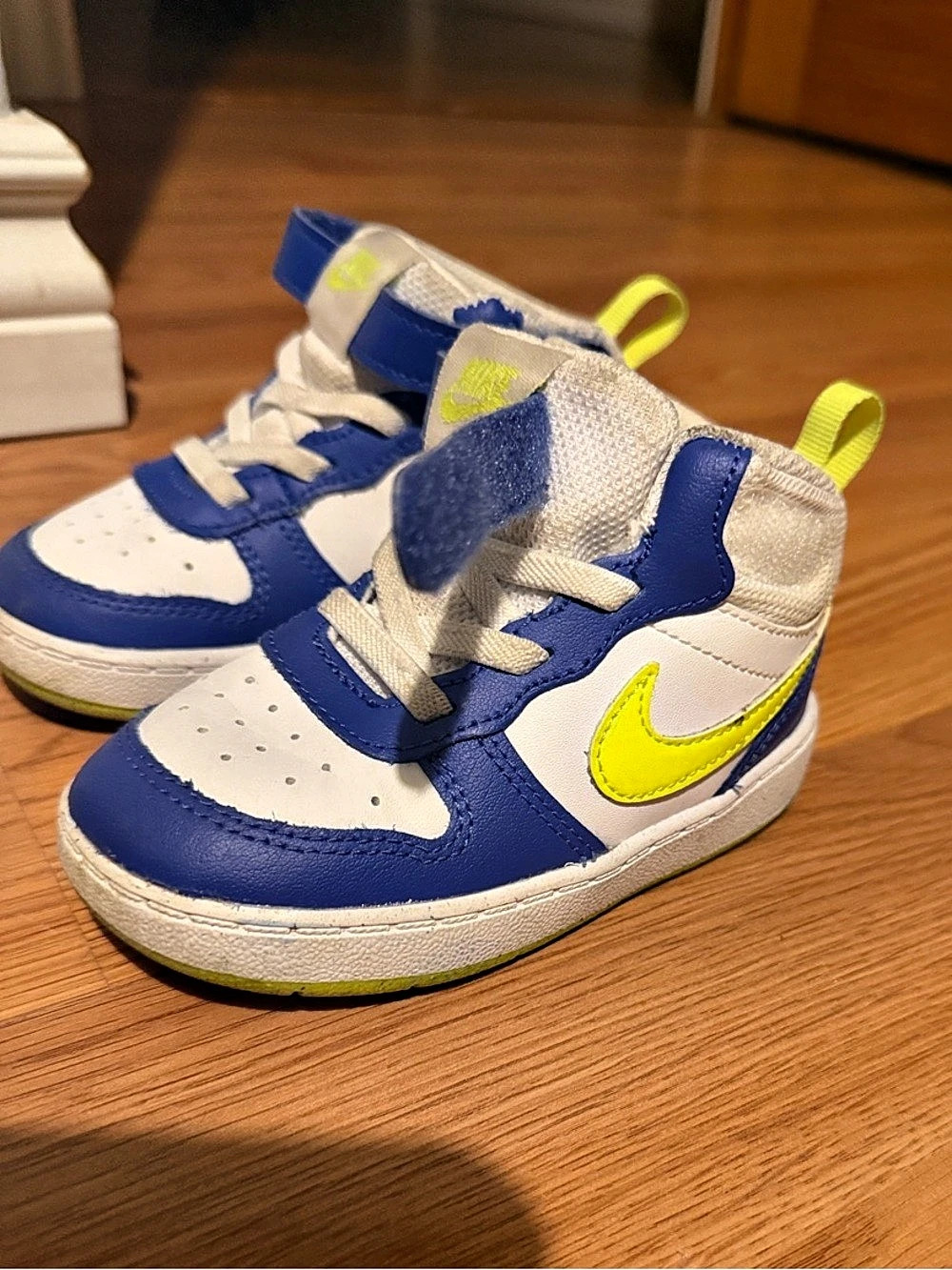 Nike Dunk High-Top Sneakers Blue & White Boys US 7C